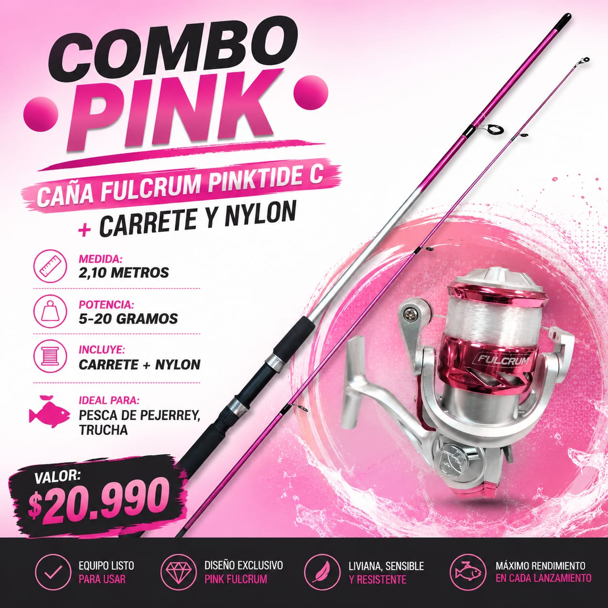 combo fulcrum pink